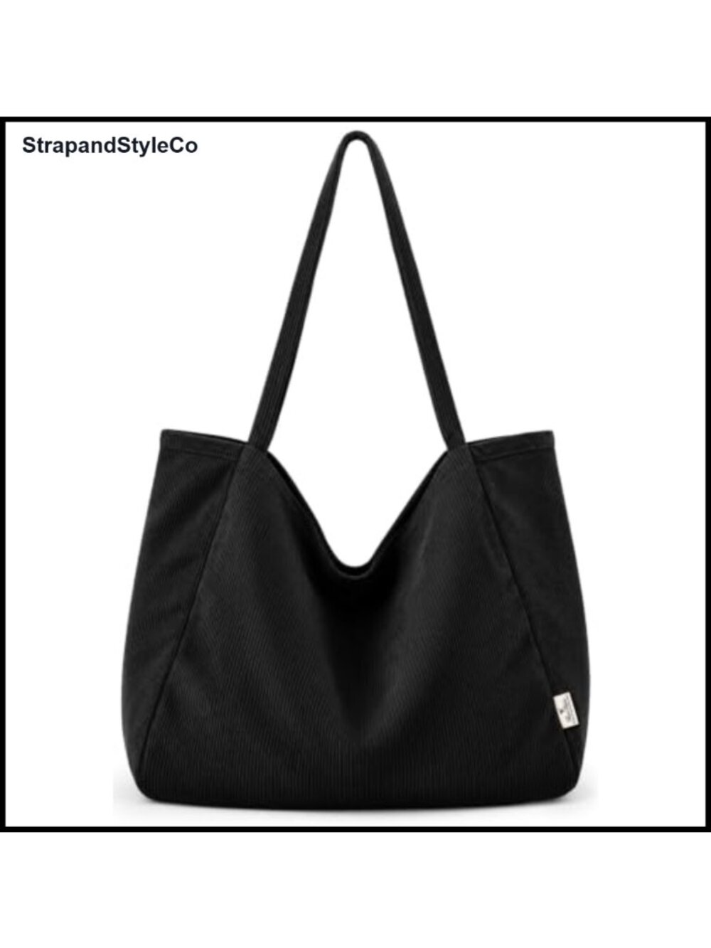 Corduroy Hobo Bag Large Slouchy Shoulder Tote for Work Travel
